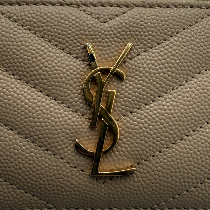 Cassandre Matelassé Fragments Graine de Poudre Leather Card Case