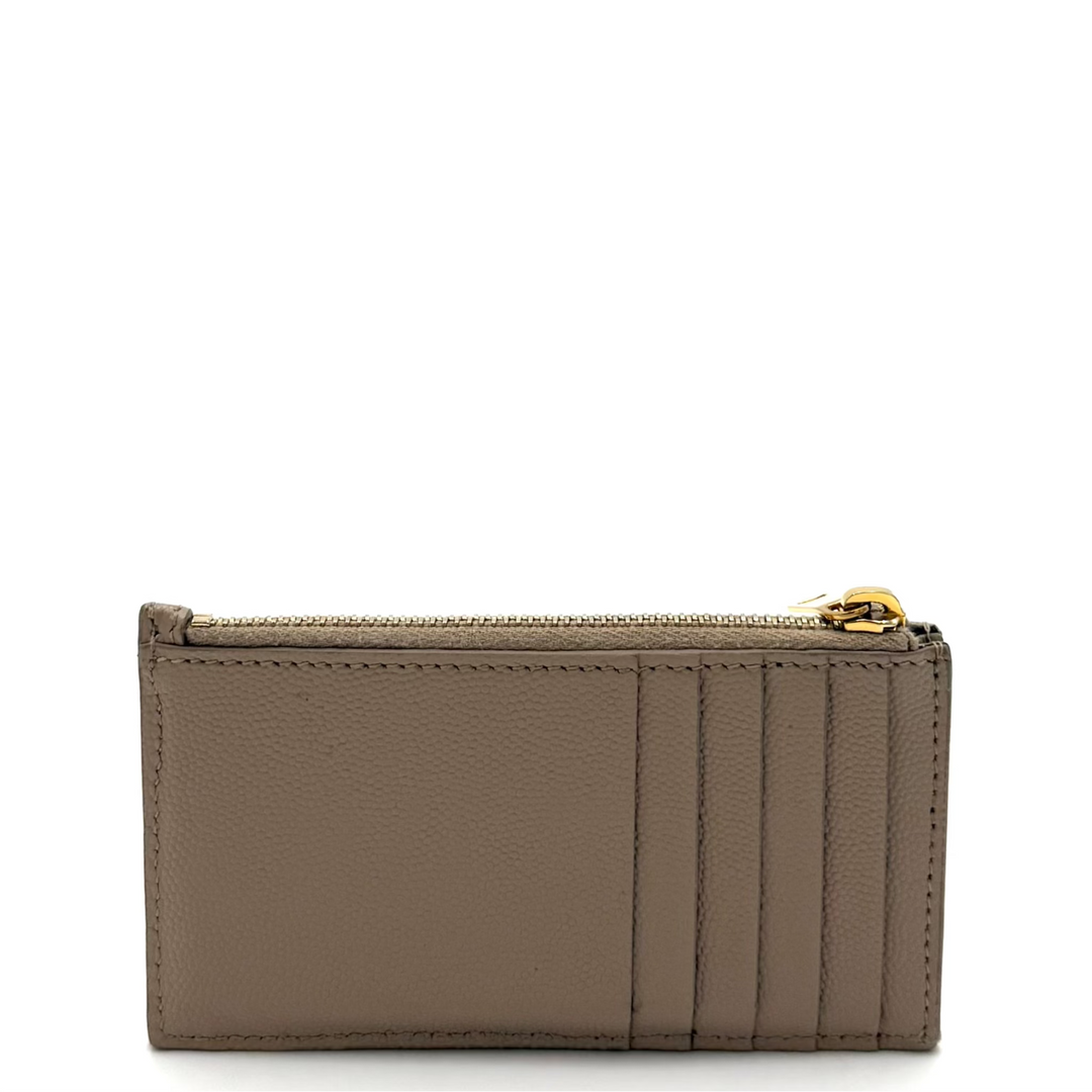 Cassandre Matelassé Fragments Graine de Poudre Leather Card Case