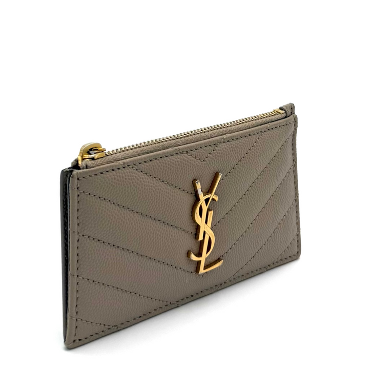 Cassandre Matelassé Fragments Graine de Poudre Leather Card Case