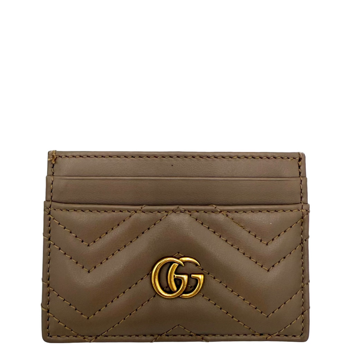 GG Marmont Leather Card Case