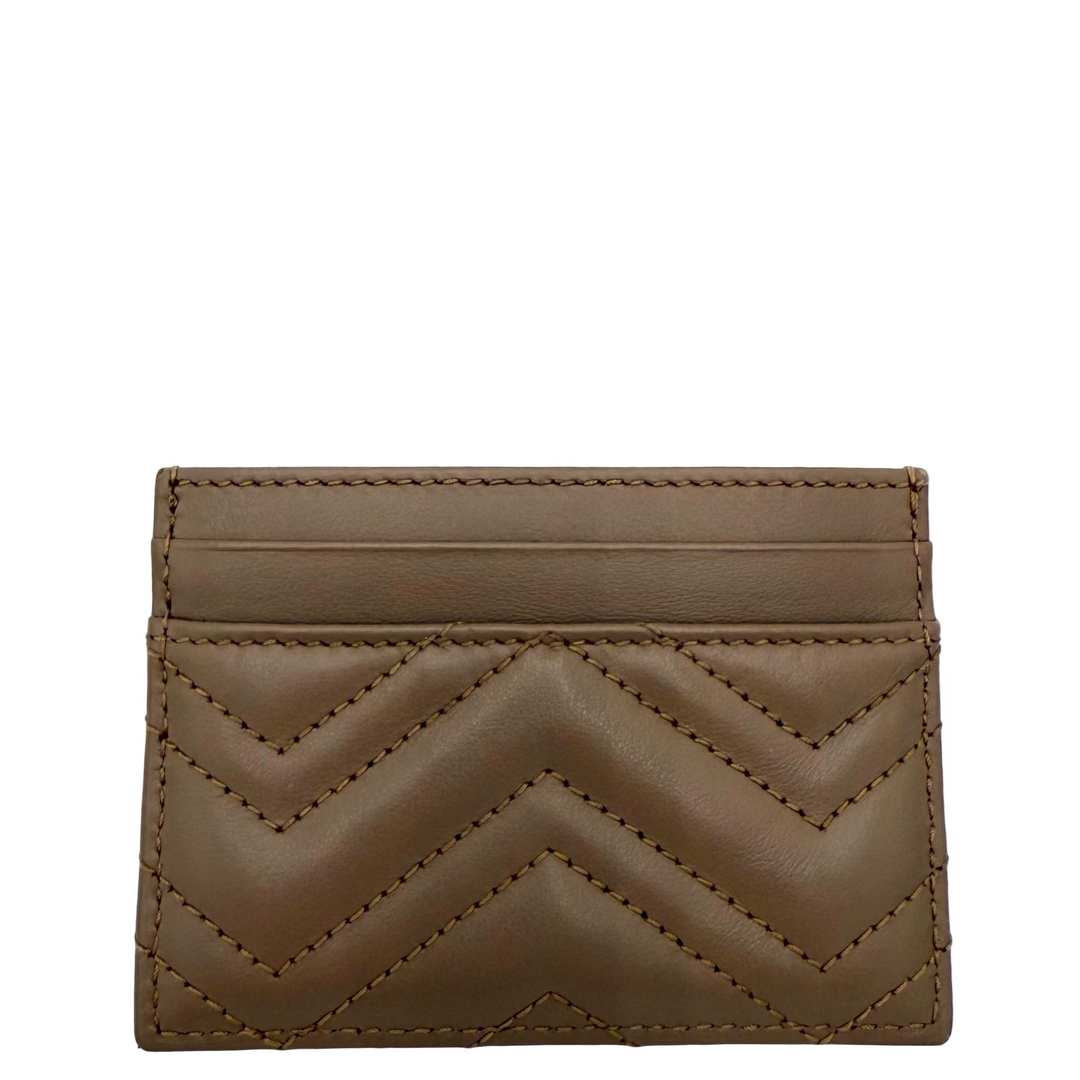 GG Marmont Leather Card Case