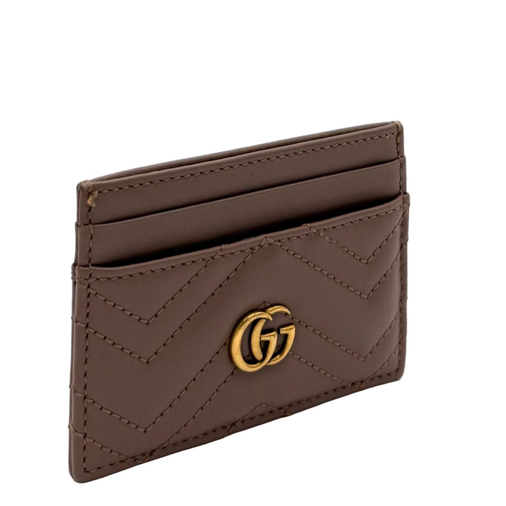GG Marmont Leather Card Case