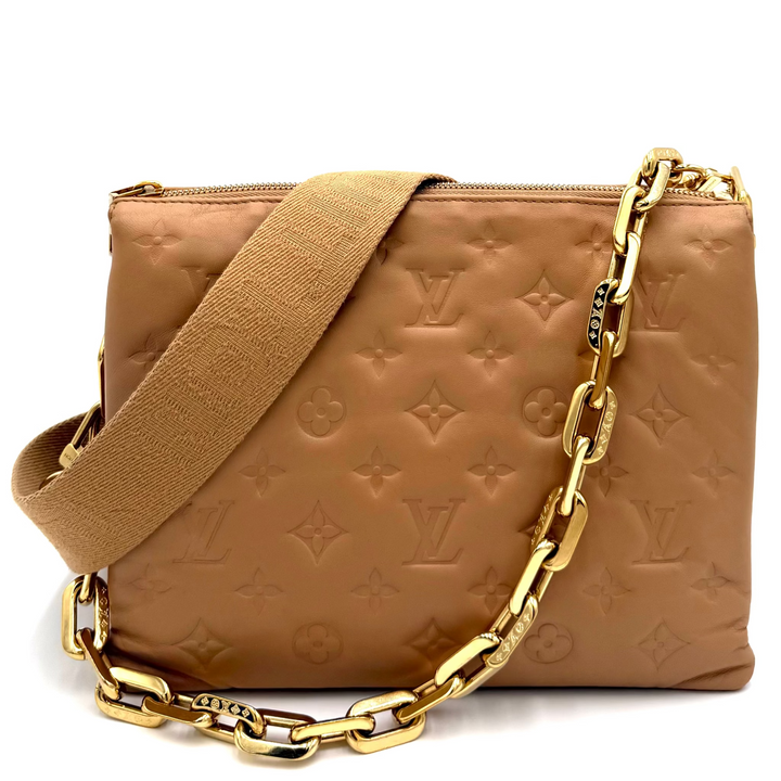 Coussin PM Monogram Embossed Leather Bag