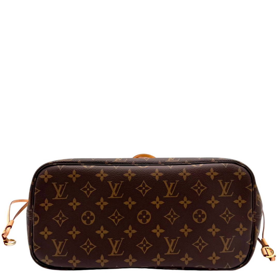 Neverfull MM Monogram Canvas Tote Bag with Pochette