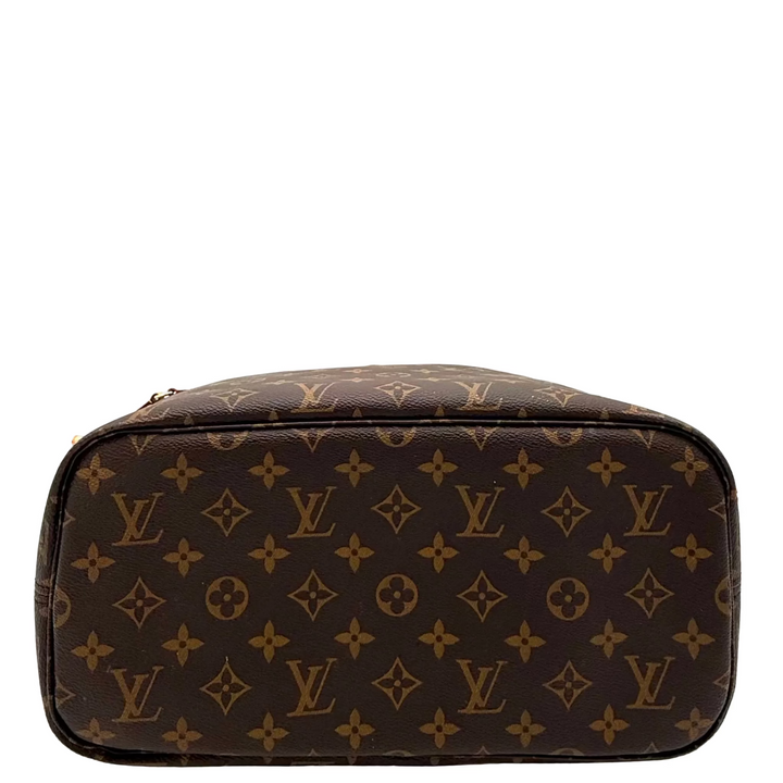 Monogram Neverfull MM Tote Bag with Pouch & Pivoine Interior