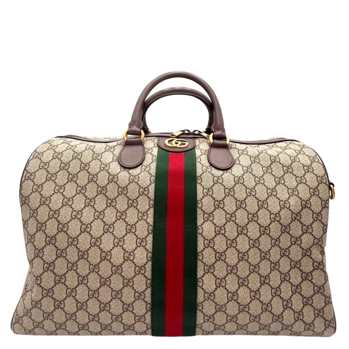 Ophidia GG Boston Canvas Bag