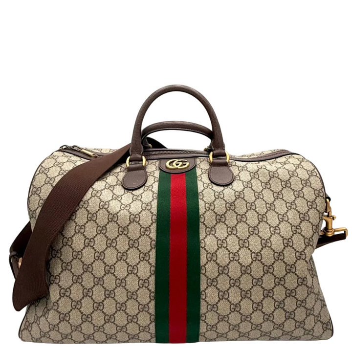Ophidia GG Boston Canvas Bag
