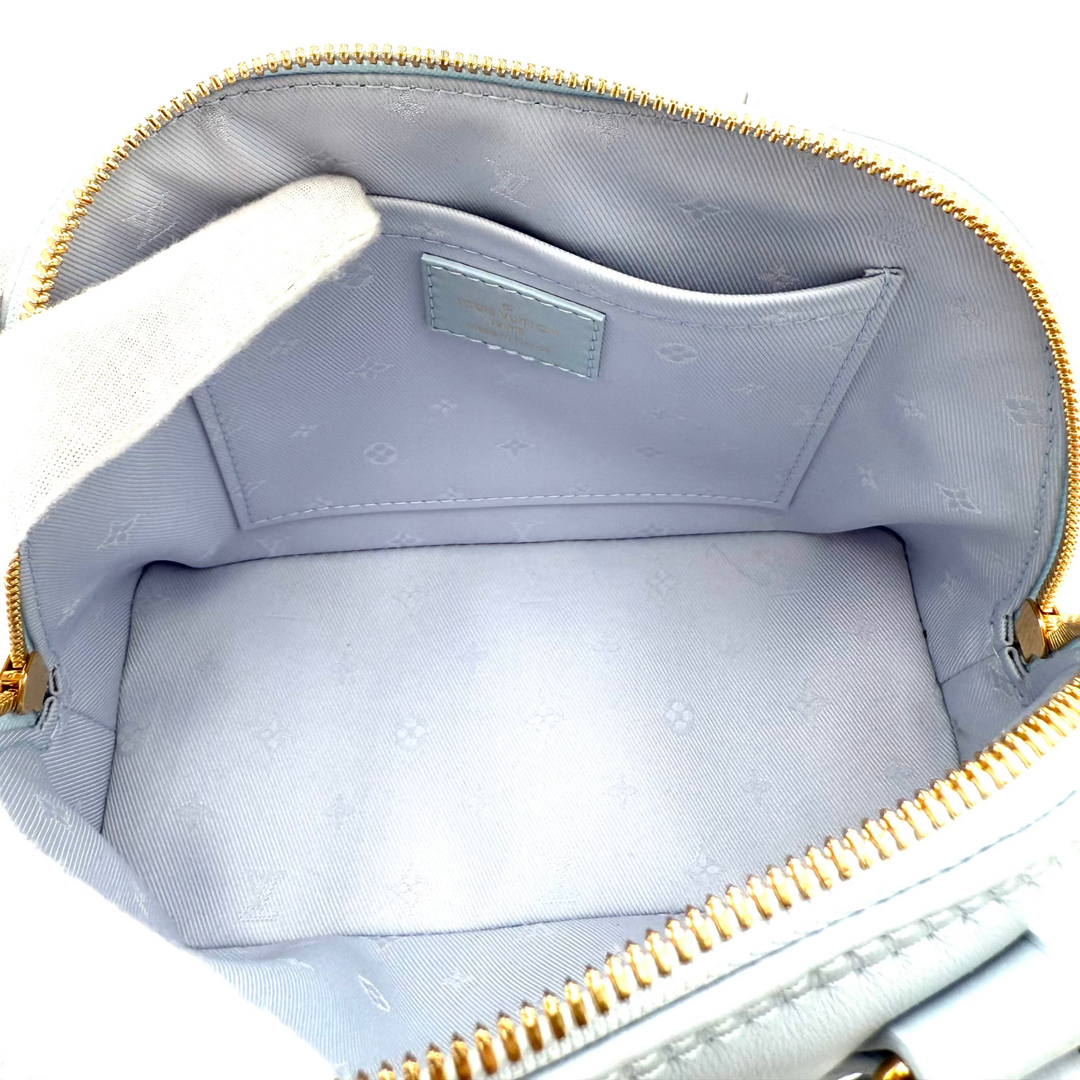 Alma BB Light Blue Bubblegum Leather Bag