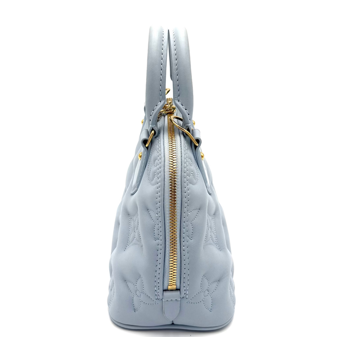 Alma BB Light Blue Bubblegum Leather Bag