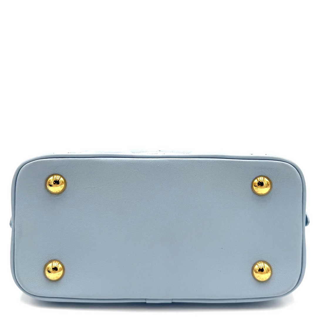 Alma BB Light Blue Bubblegum Leather Bag