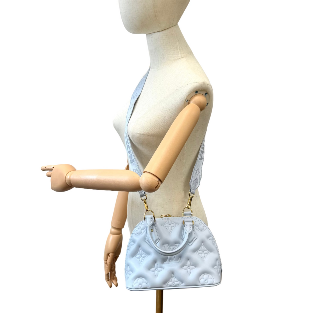 Alma BB Light Blue Bubblegum Leather Bag