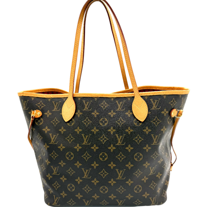 Monogram Canvas Neverfull MM with Pivoine Interior