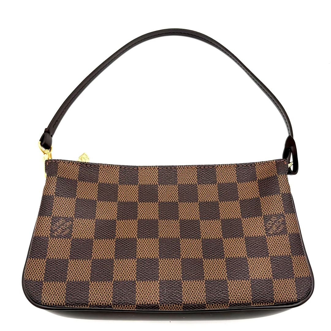 Navona Damier Ebene Canvas Pochette