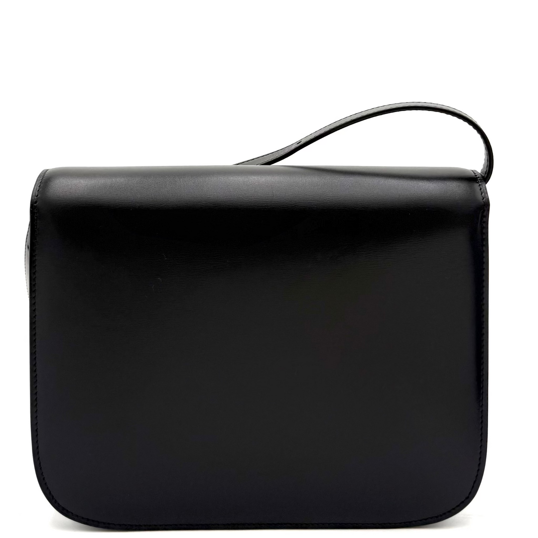 Classic Box Flap Medium Calfskin Leather Bag