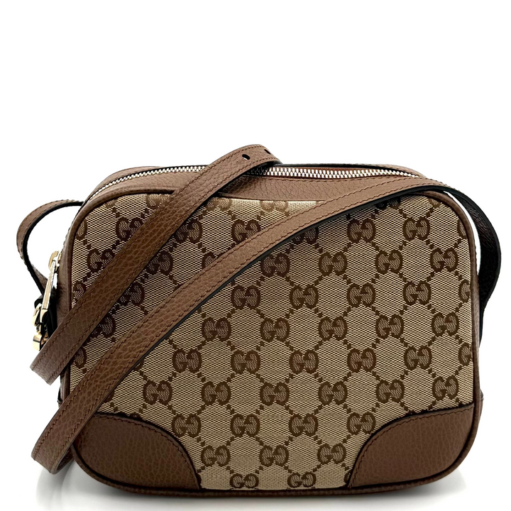 Bree Mini Canvas and Leather Camera Bag