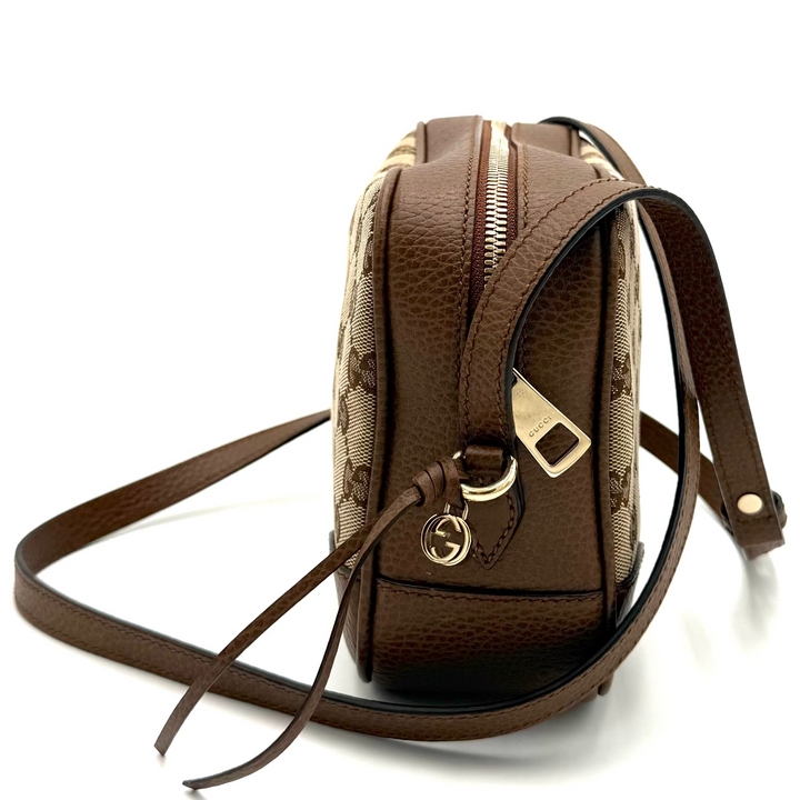 Bree Mini Canvas and Leather Camera Bag