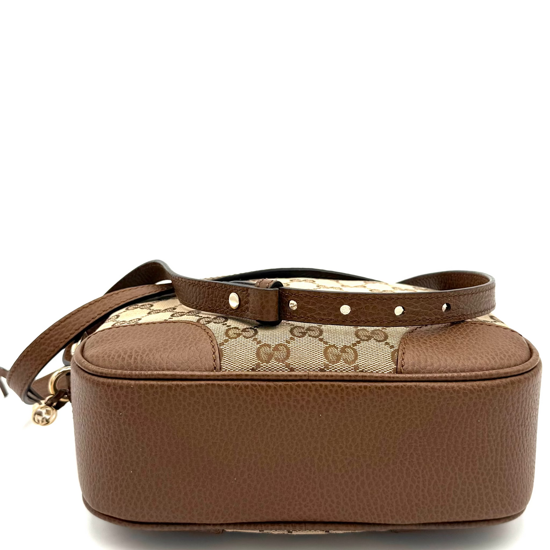 Bree Mini Canvas and Leather Camera Bag