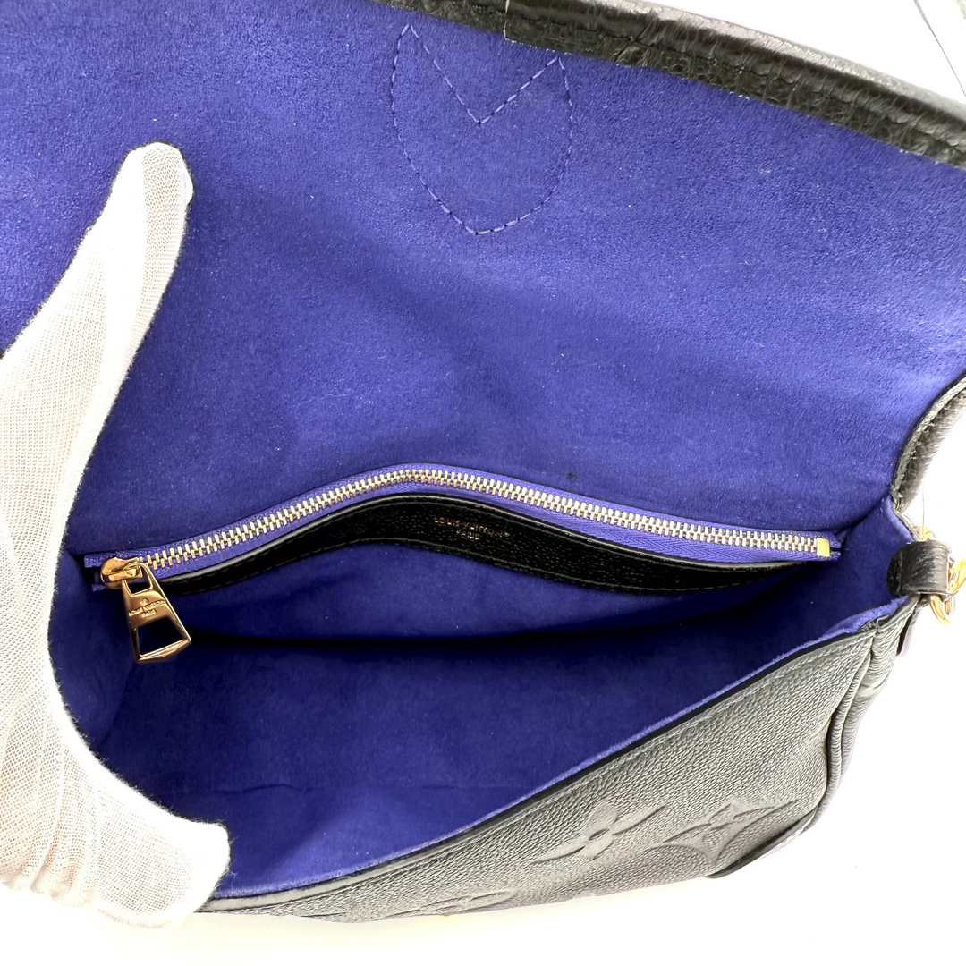 Diane Monogram Empreinte Leather Bag