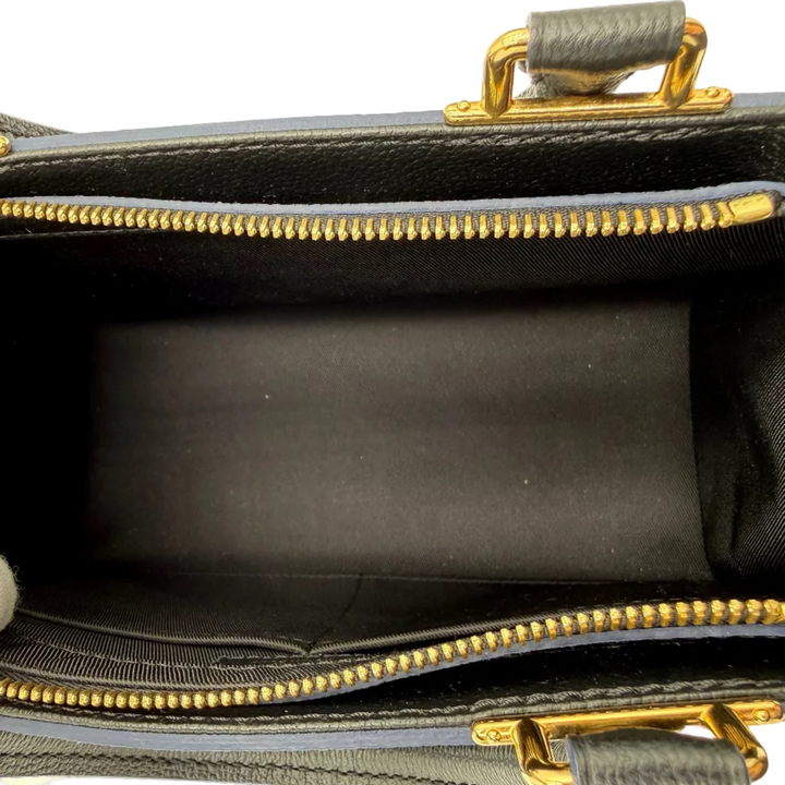 Empreinte Sully Leather Bag in Blue/Black