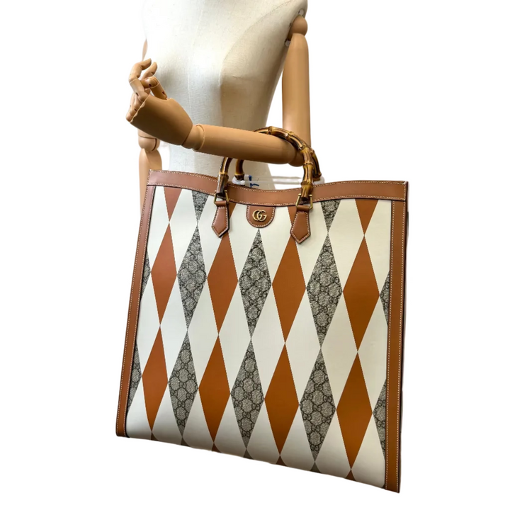 Diana Maxi Harlequin Tote