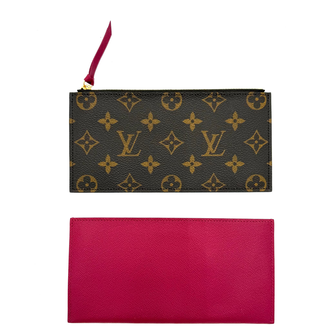 Monogram Canvas Zipped Pouch and Card Holder
