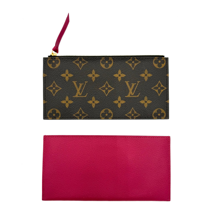 Monogram Canvas Zipped Pouch and Card Holder