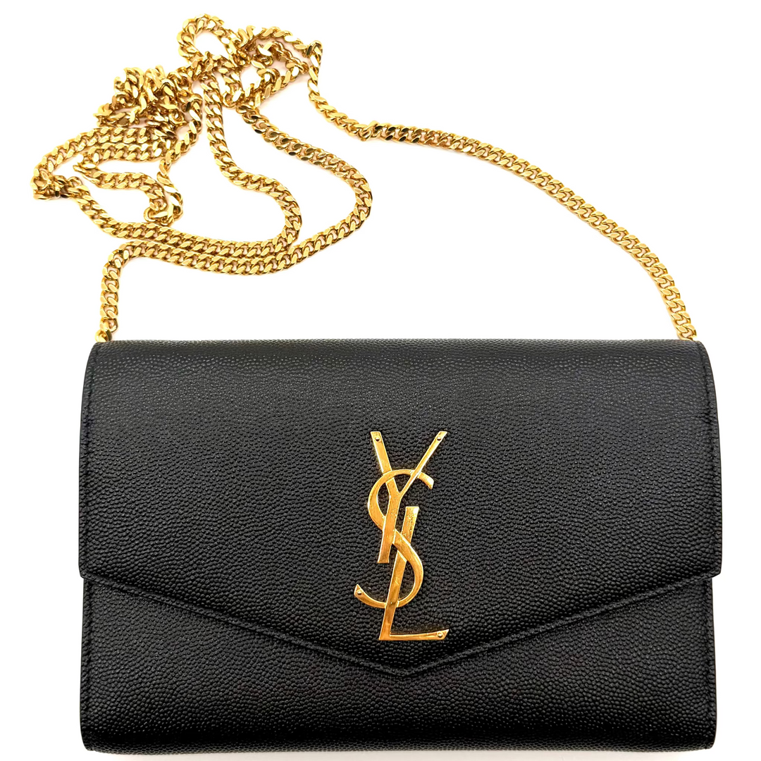 Uptown Leather Wallet on Chain