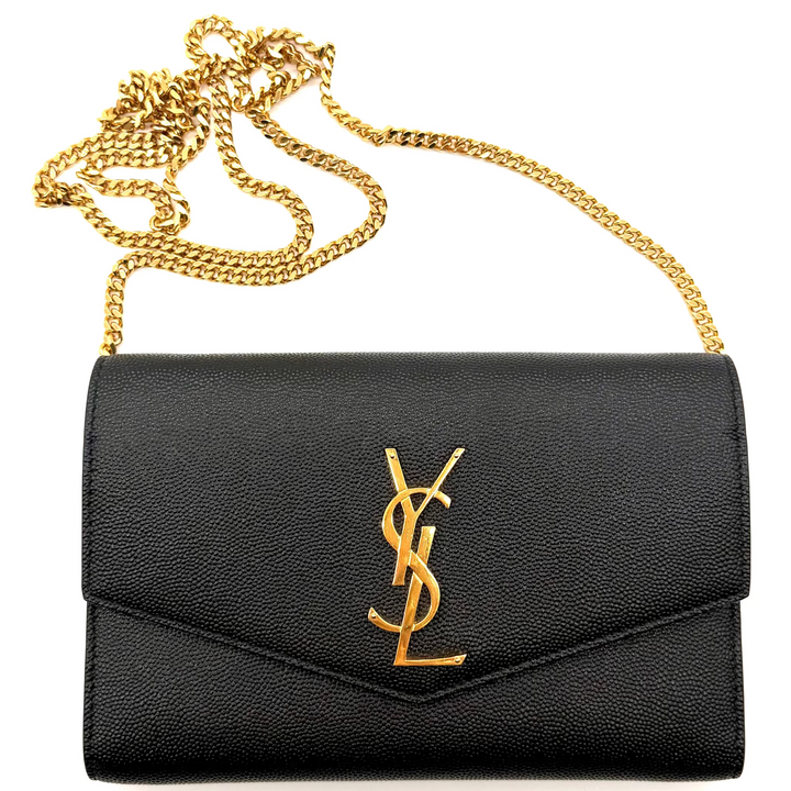 Uptown Leather Wallet on Chain