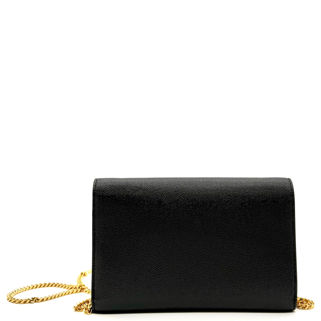 Uptown Leather Wallet on Chain