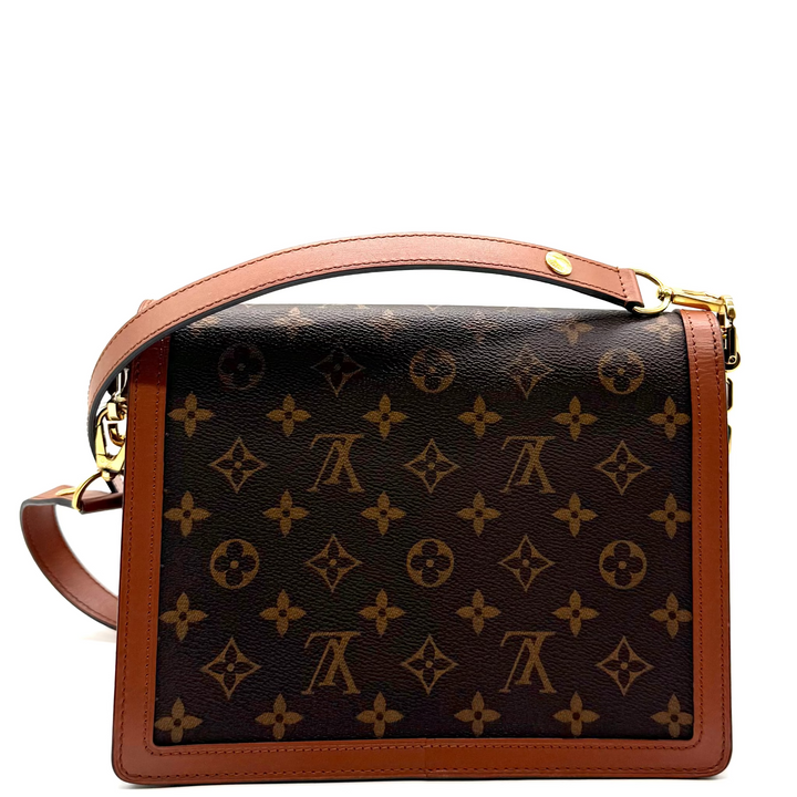 Dauphine MM Reverse Monogram Canvas Bag