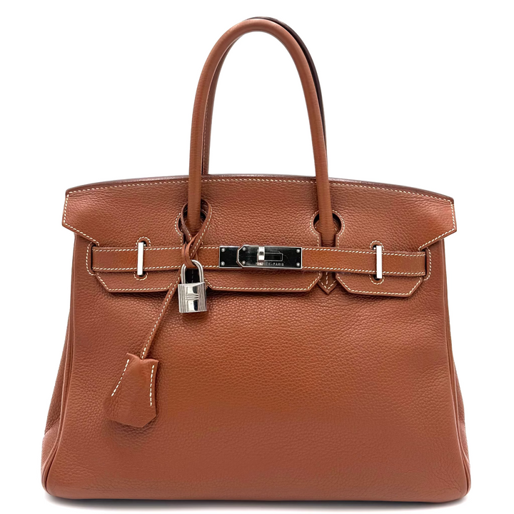 Birkin 30 Gold Togo Leather with Palladium Hardware