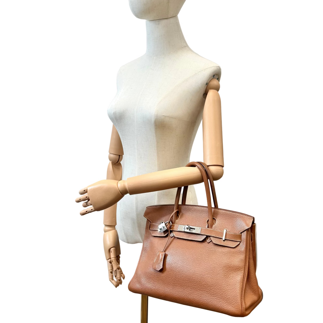 Birkin 30 Gold Togo Leather with Palladium Hardware