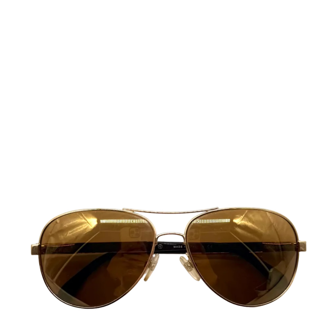 4179 Metal Aviator Sunglasses