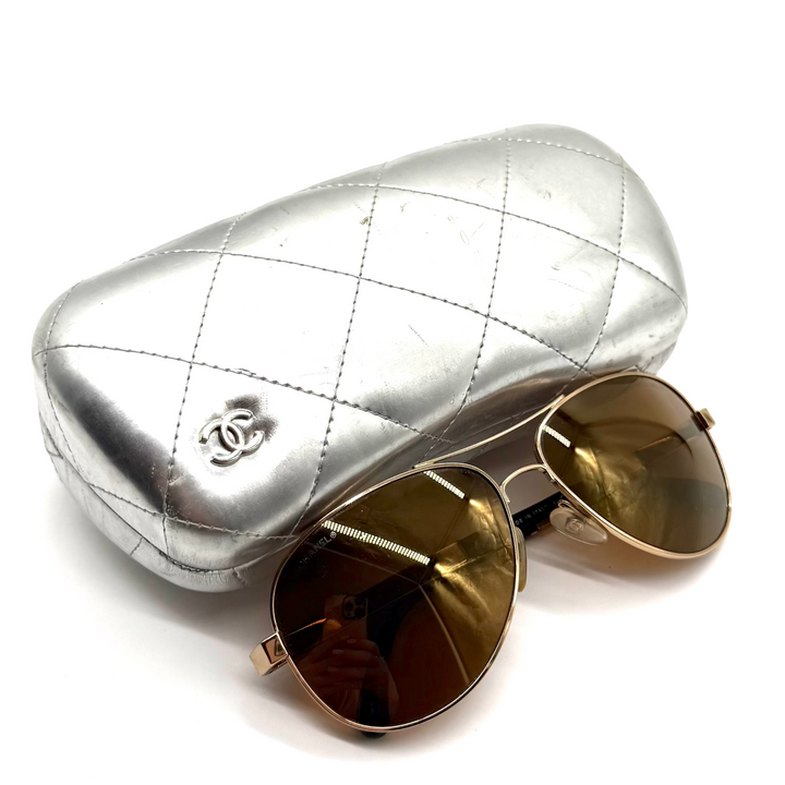 4179 Metal Aviator Sunglasses