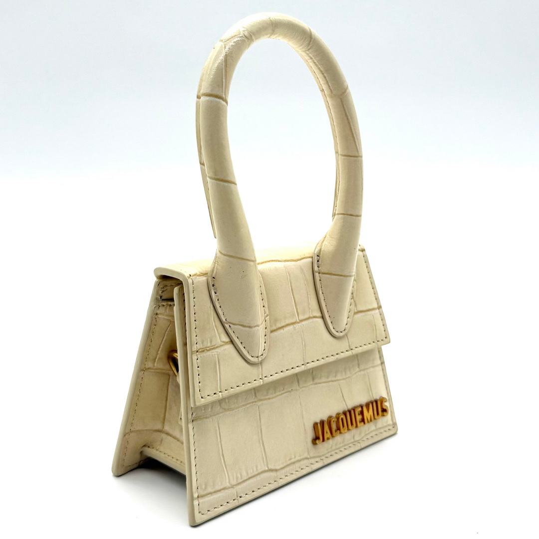 Le Chiquito Croc-Embossed Leather Mini Bag