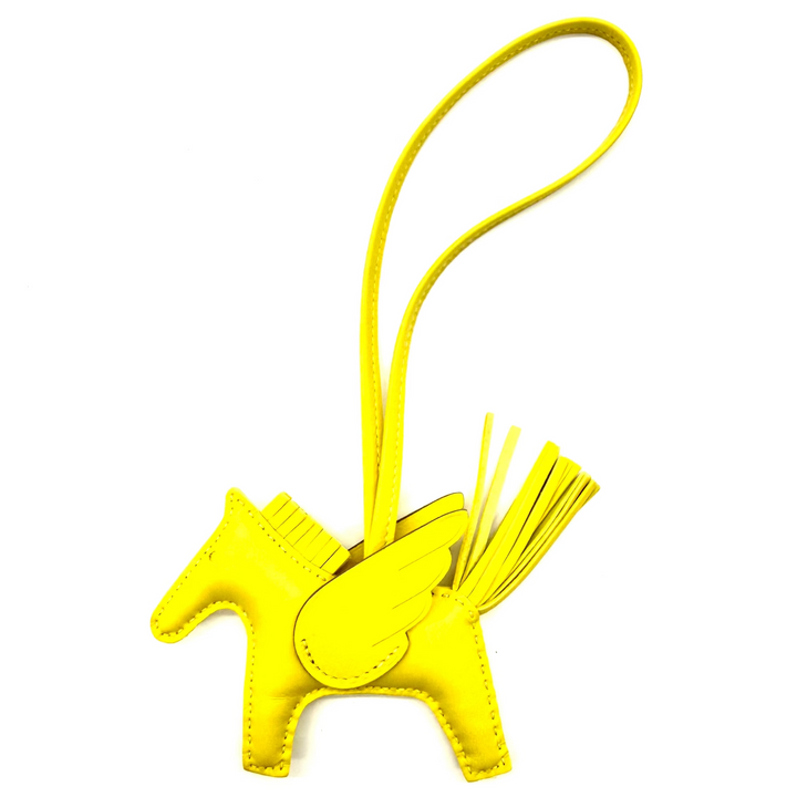 Rodeo Pegase PM Lime Leather Charm