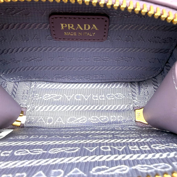Crochet and Leather Mini-Pouch