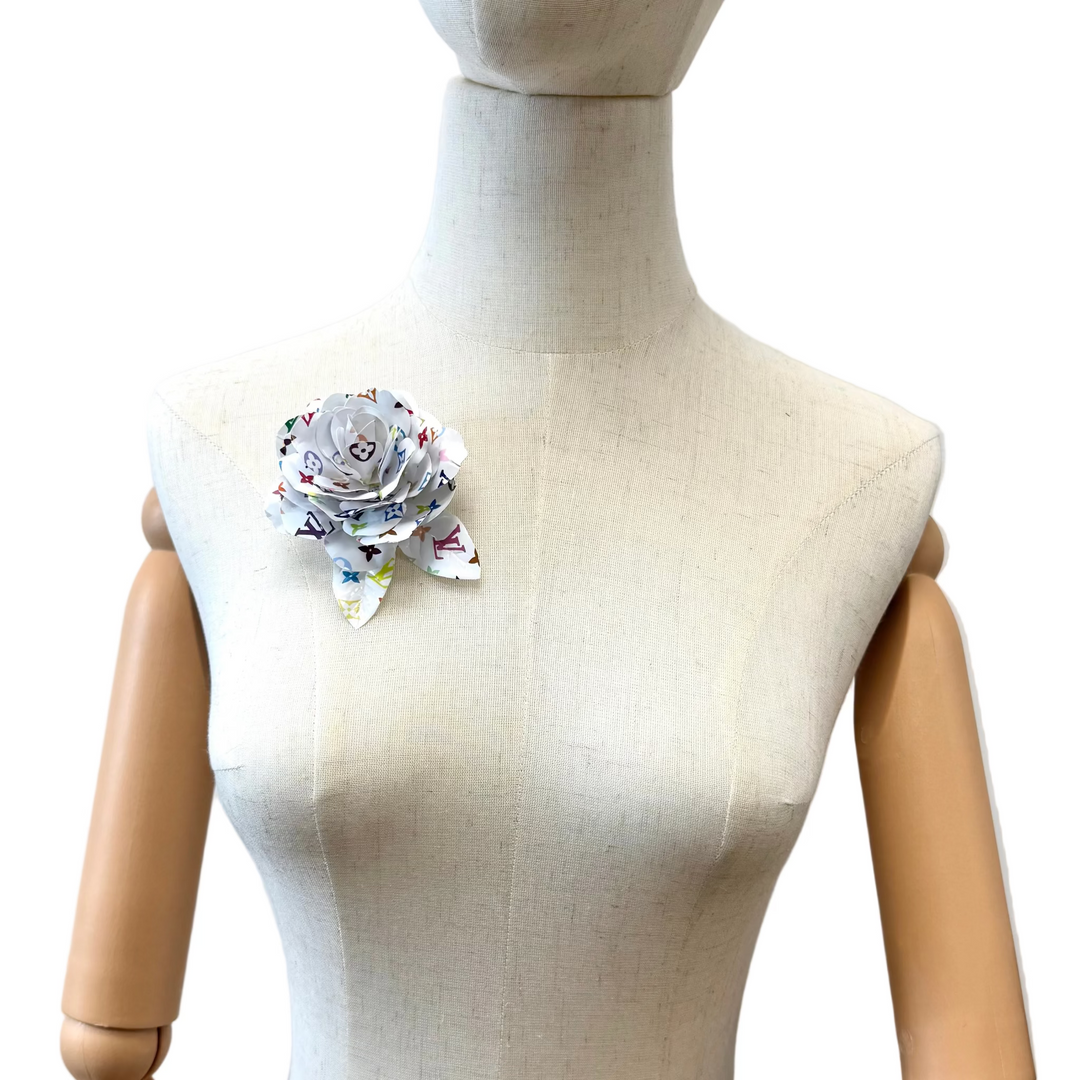 Murakami Multicolour Flower Brooch