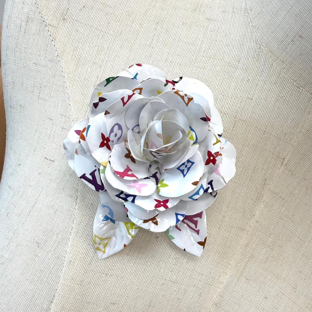 Murakami Multicolour Flower Brooch
