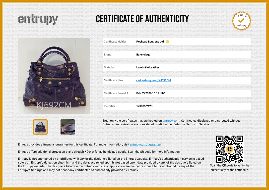 Giant 21 Agneau Leather Brief Bag