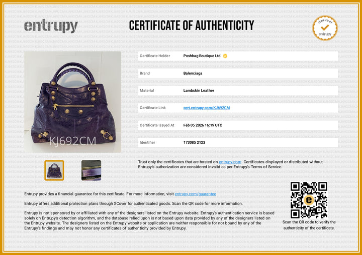 Giant 21 Agneau Leather Brief Bag