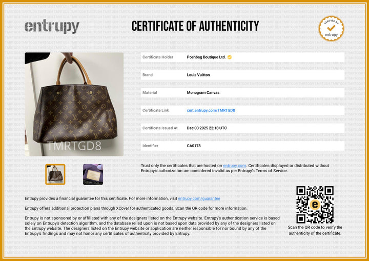 Monogram Canvas Montaigne