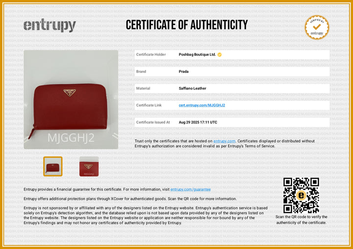 Zip Around Saffiano Leather Wallet