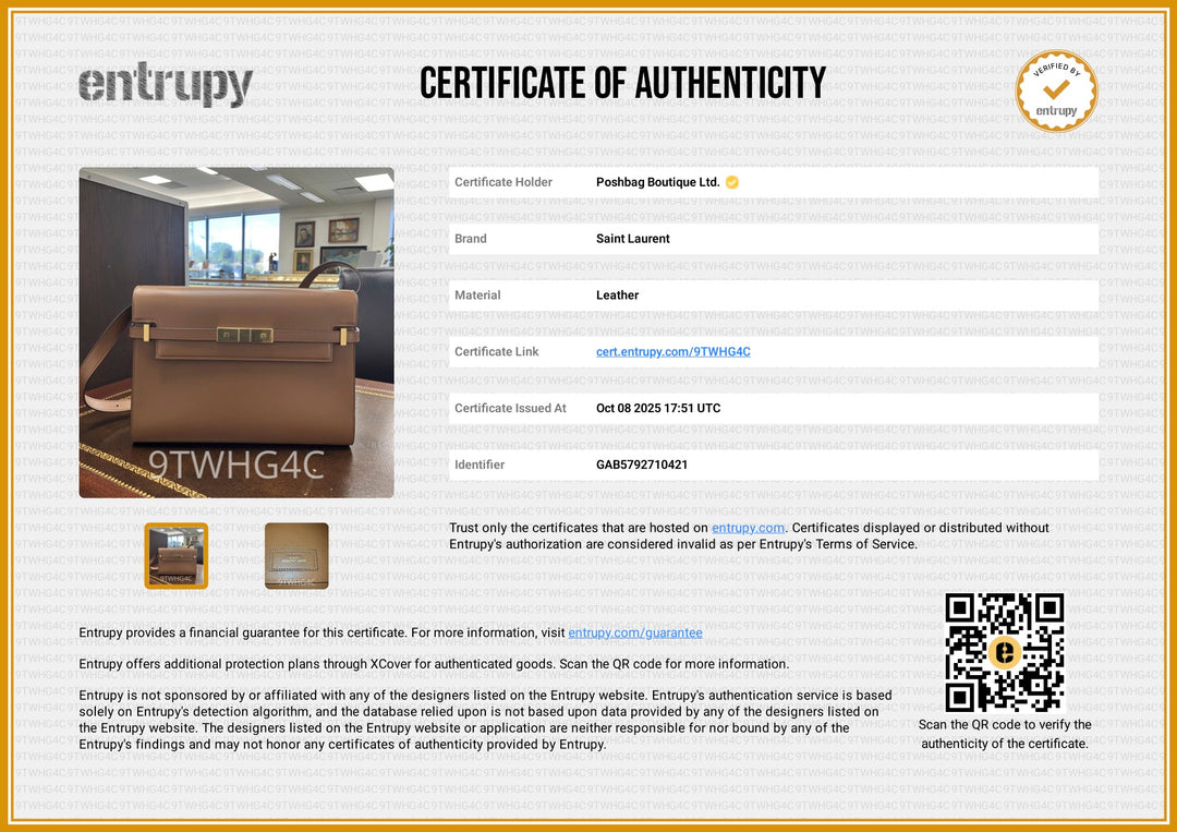 Brown Leather Manhattan Bag