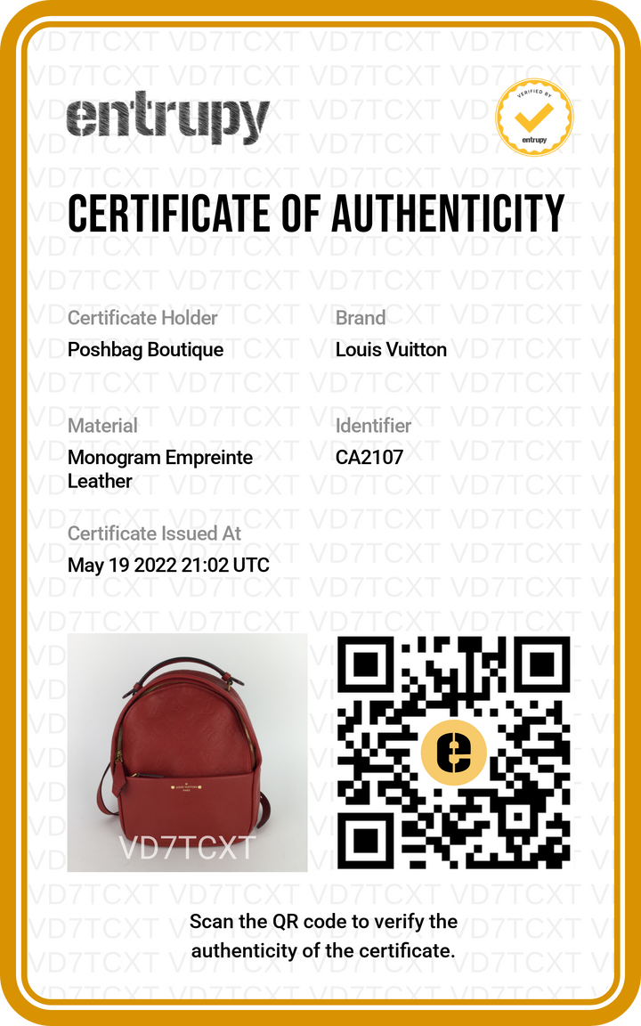 Sorbonne Monogram Empreinte Leather Backpack