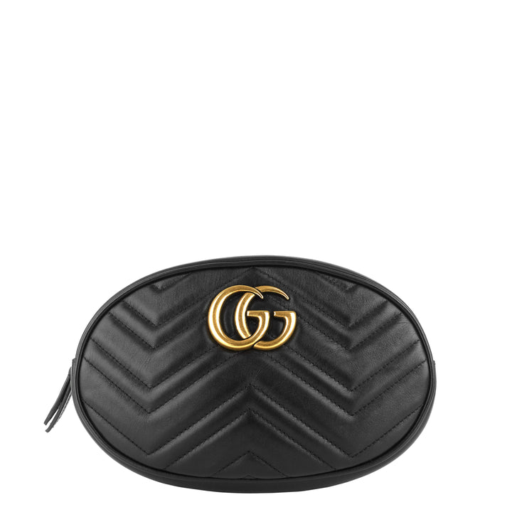 GG Marmont Calfskin Leather Belt Bag