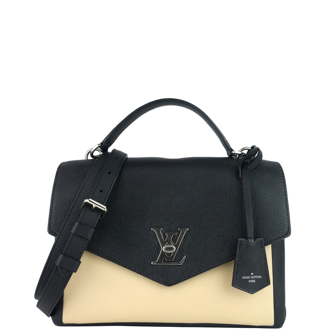 MyLockme Calfskin Leather Top Handle Bag