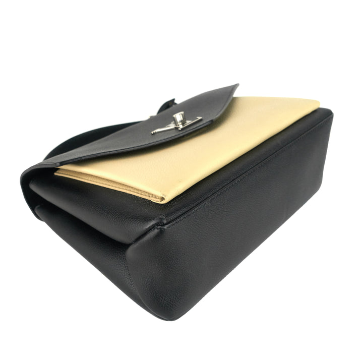 MyLockme Calfskin Leather Top Handle Bag