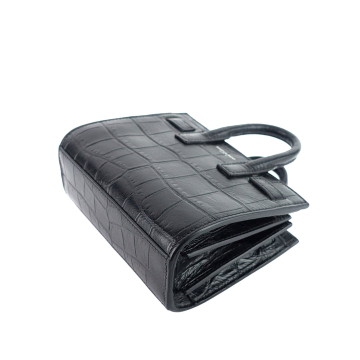 Sac de Jour Toy Croc Embossed Leather Bag