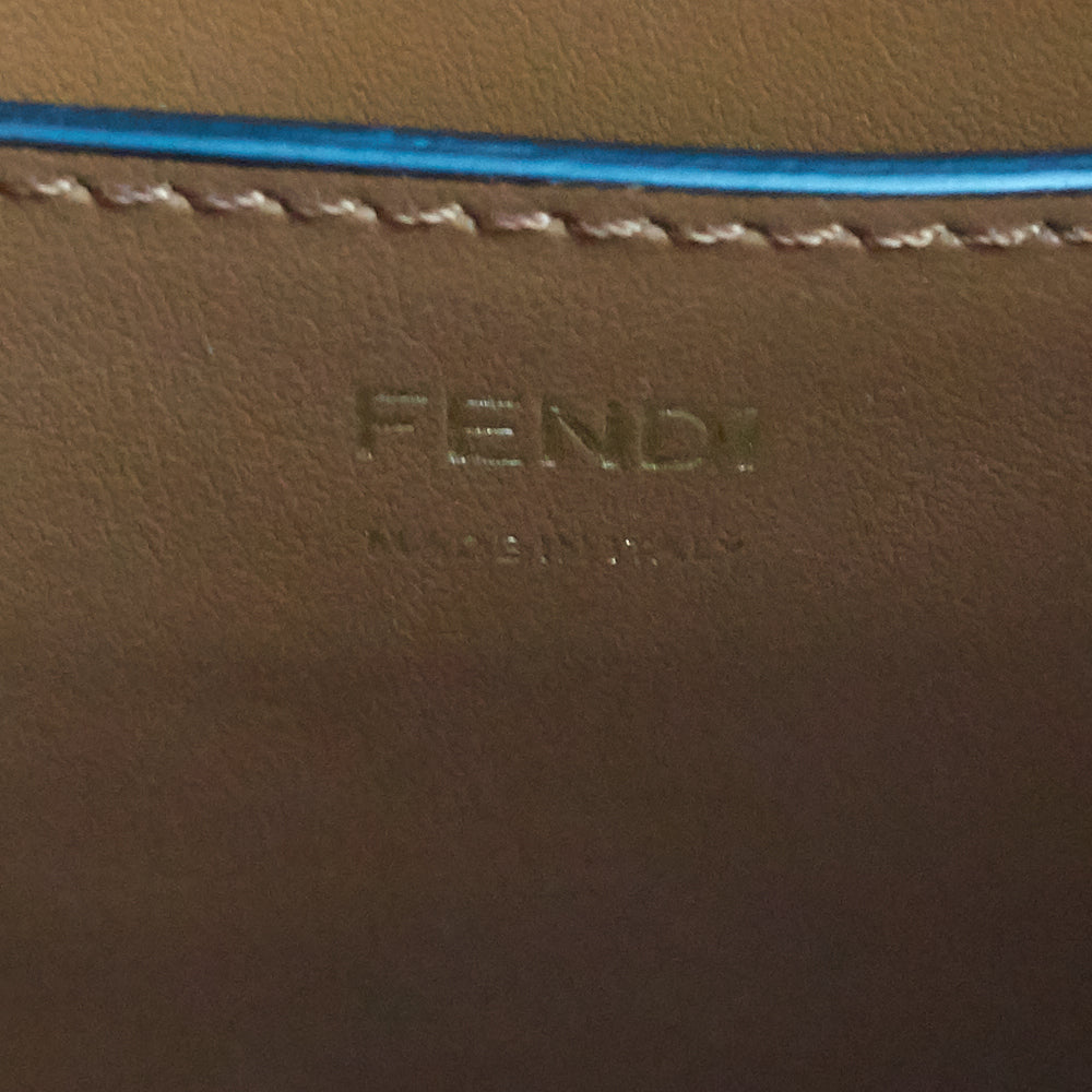 F Is Fendi Perforated Mon Tresor Small Leather Bag
